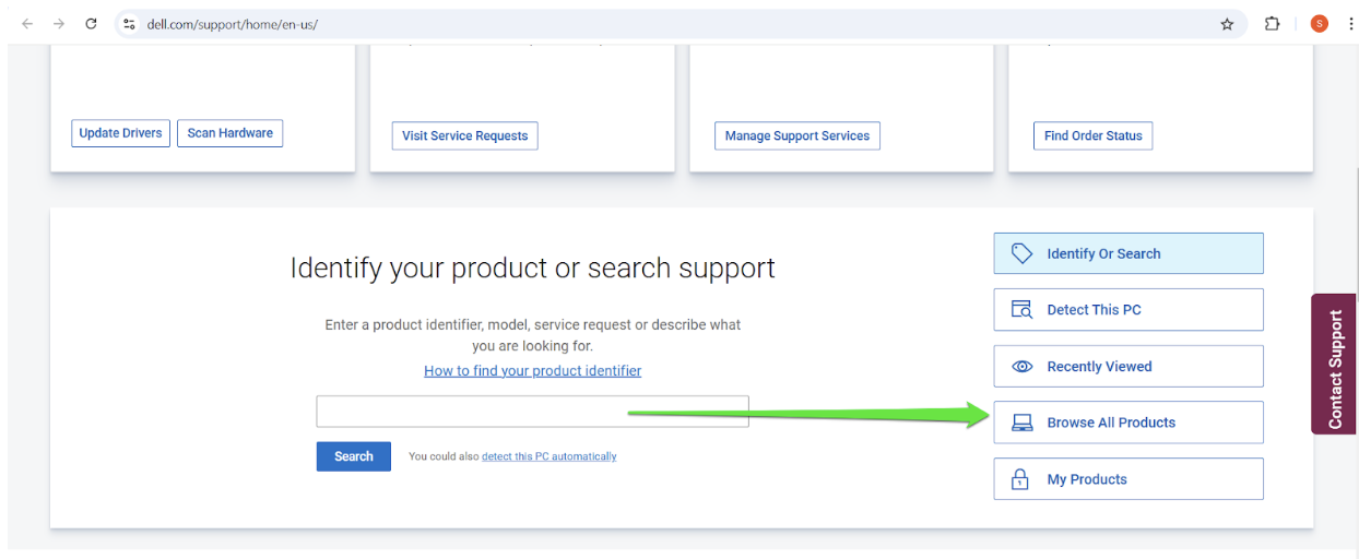 Select Browse All Products